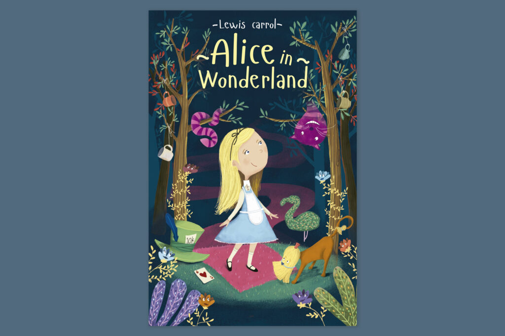 Ilustración Alice in Wonderland