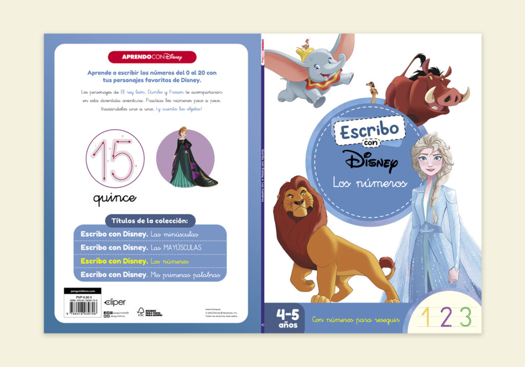 cliente: Clipper, diseño de colección. Escribo con Disney