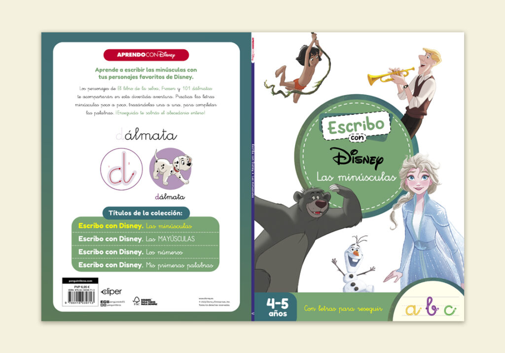 cliente: Clipper, diseño de colección. Escribo con Disney