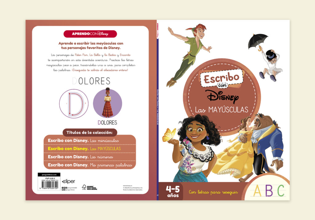 cliente: Clipper, diseño de colección. Escribo con Disney