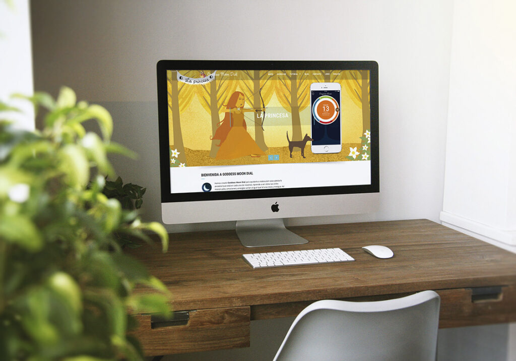 cliente: Goddess moon dial app